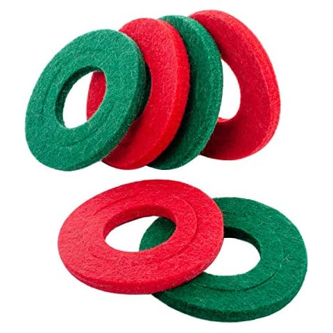 Battery Terminal Anti Corrosion Washers, Fiber Battery Terminal Protector,3 RED+3 Green.(Anti Corrosion Washers) Cover