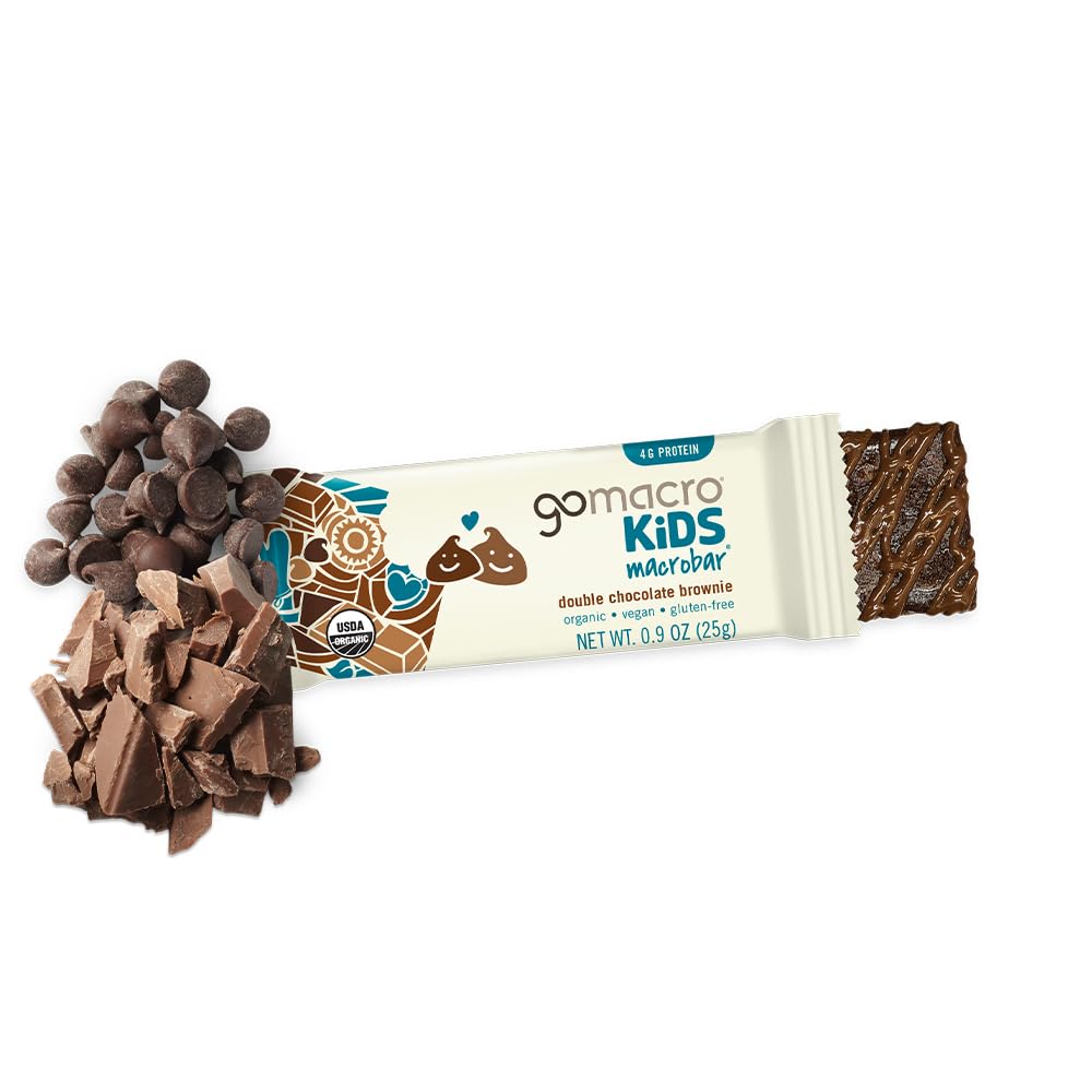 GoMacro MacroBar Organic Vegan Protein Bars - Salted Caramel + Chocolate Chips & Oatmeal Chocolate Chip (2.3 Ounce Bars, 12 Count) (Pack of 2)