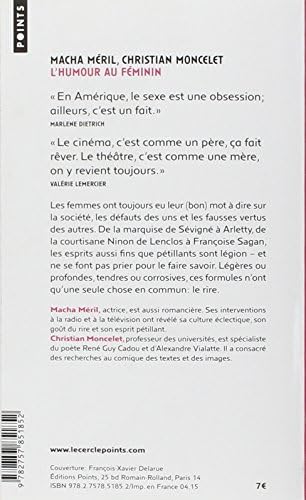 L Humour Au Feminin En 700 Citations Moncelet Christian Meril Macha Amazon Com Books L Humour Au Feminin En 700 Citations Moncelet Christian Meril Macha Amazon Com Books
