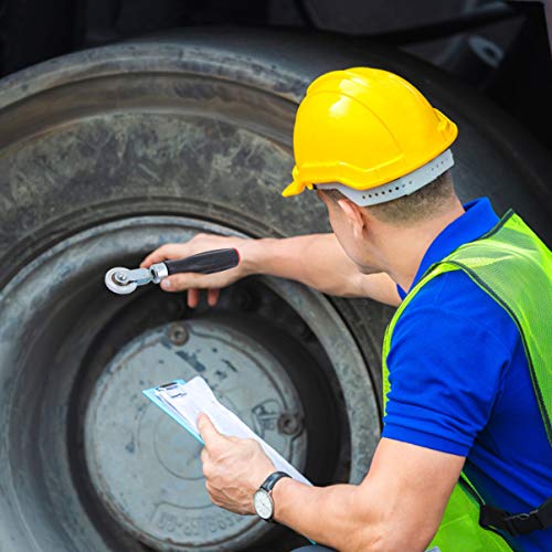 VILLCASE Rolo de Reparo de Pneu Rolo de Reparo de Tubo de Pneu Roda de Madeira E Borracha Com AlÃ§a