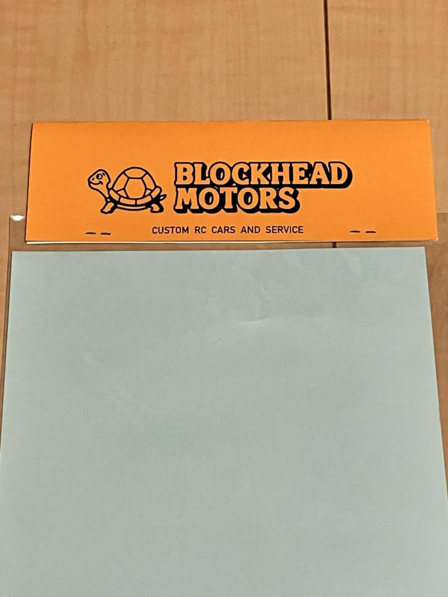 Amazon.co.jp: ブロックヘッドモータース 1/10 RC用ステッカーVer.1