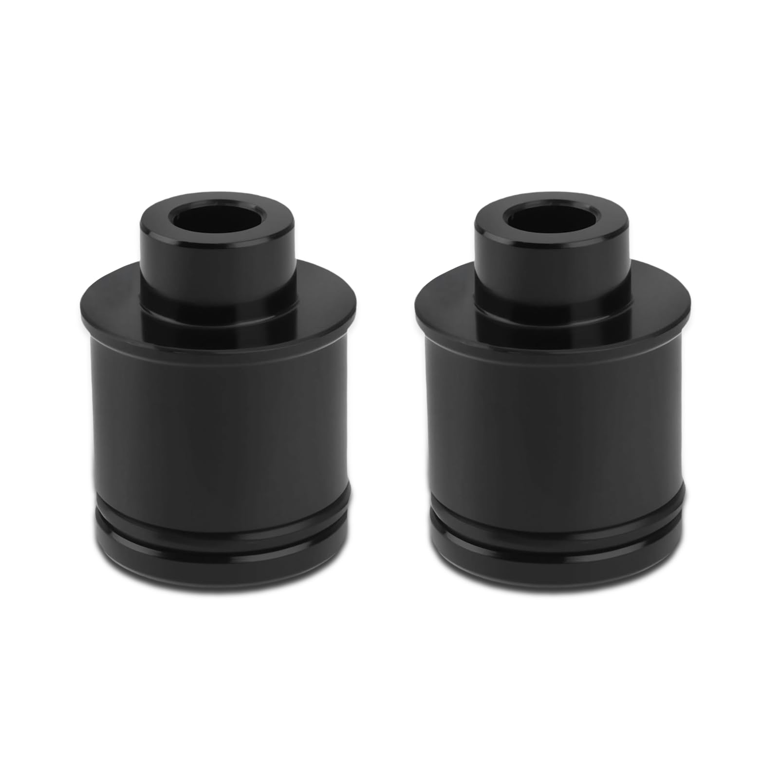 Wshxjzyay 2 Pack Mountain Bike Hub Adapter, Quick Release Hub Converter Adapter, 12/15mm to 9mm Thru Axle Quick Release for Mountain Road Bicycle