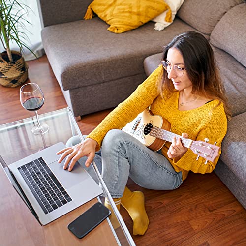 Hricane UKP-1 Concert Ukulele 23 Inch Spruce Flower Top Sapele Professional Ukuleles thumb #6