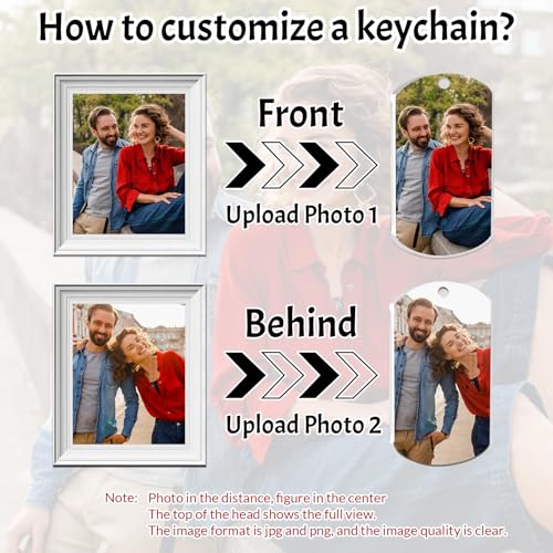 Pikvik CUSTOM KEYCHAIN-1 Personalized Keychain,Custom Keychain With Picture,Photo Keychain,Customizable Keychain,Custom Keychain For Boyfriend,Customized Personalized Gifts thumb #5