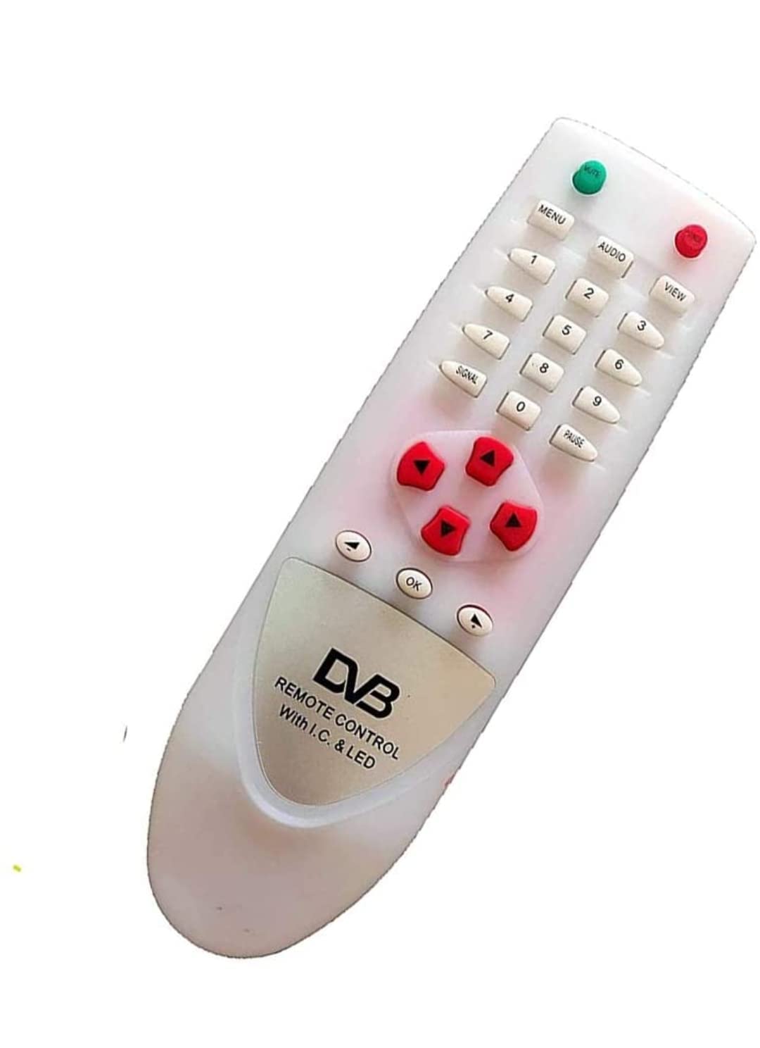 Set top Box Remote Control for Free Dish D2h //DVB -AA- Pure Plastic ABS Body- Silicon Rubber Pad- Carbon Printed Circuit Board- High Range LED Sensor- Easy to Operate (B0BSN6JXTZ) Amazon Price History, Amazon Price Tracker