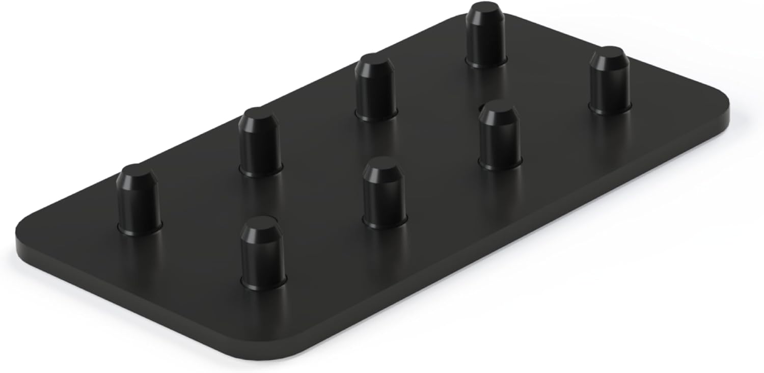 Stainless Steel Holder for 8 Tips, Compact Organizer. Vacuum PickUp tool Accessories. (TIPS NOT INCLUDED)