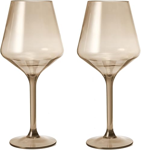 Miniatura 2 de Copas de vino flotantes para piscina (18 onzas, juego de 2) Juego de copas de vino que flotan Vino junto a la piscina inastillable Copa de playa