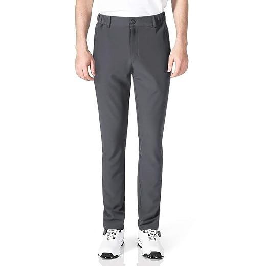 Men's Golf Trousers Waterproof Stretch Sports Golf Pants with 4 Pockets