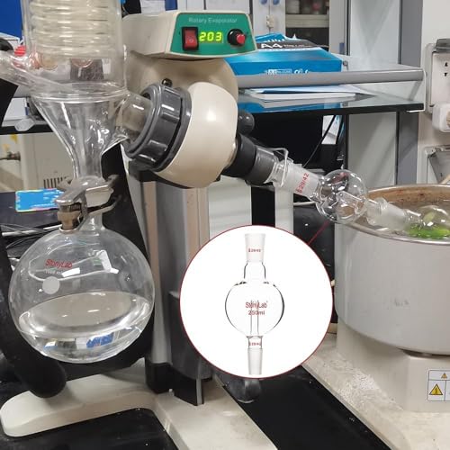 Stonylab ROTARYEVAPORATOR-TRAP-24/40-1PK Rotary Evaporator Bump Trap 24/40 Outer Upper Joint thumb #5