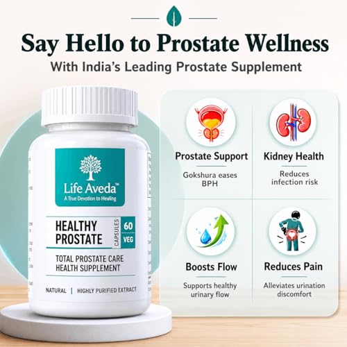 Image of Life Aveda Ayurvedic Prostate care capsules For Men - 120 Capsule (Pack of1)