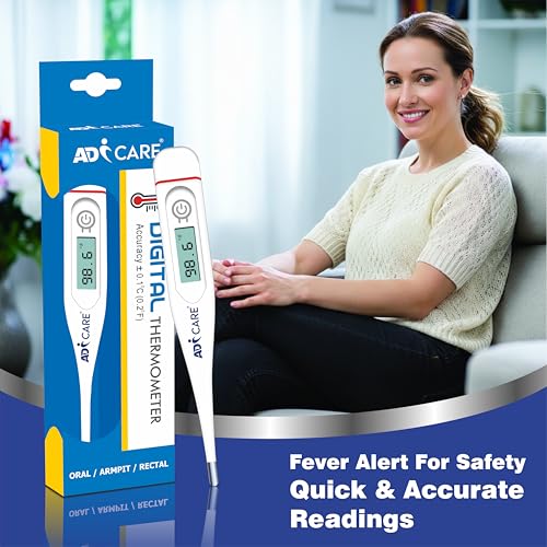 Image of 2-in-1 Women's Health Combo - Digital Rigid Thermometer + 1 Ovulation Test Kit | Accurate Temperature Monitoring for Oral, Underarm & Rectal Use | Fertility Tracking Self-Test