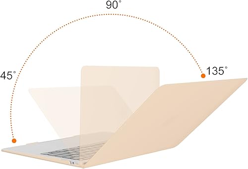 Vista 74 de MOSISO - Funda rígida y de plástico compatible con MacBook Air de 13 pulgadas versión 2022, 2021-2018, A2337 M1 A2179 A1932; con cubierta