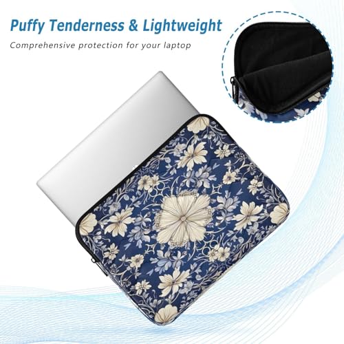 Funda para portátil azul damasco barroco 13-14 pulgadas miniatura 5