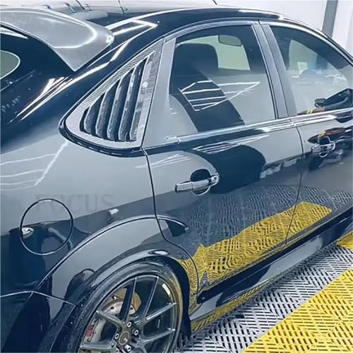 Rejilla trasera de coche para Ford Focus MK2 2005-2011 y persianas de ventanilla 5