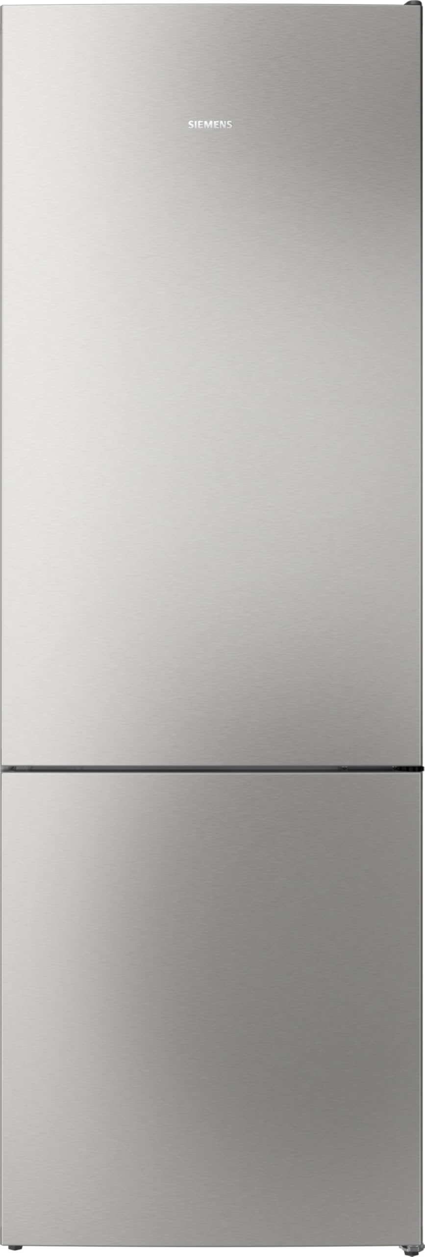 Siemens iQ300, nevera y congelador independiente con sección de congelador inferior, 203 x 70 cm, acero inoxidable, KG49NVICG