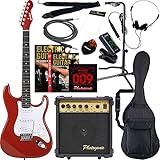 SELDER セルダー エレキギター ストラトキャスタータイプ サクラ楽器オリジナル ST-16/MRD 初心者入門13点セット