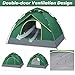 BATTOP 2-4 Person Tent for Family Camping Instant 4 Seasons Waterproof Tent