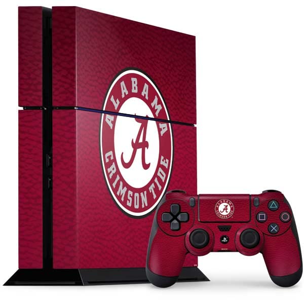 Skinit Decal Gaming Skin Compatible with PS4 Console and Controller Bundle - Officially Licensed College University of Alabama Seal Design