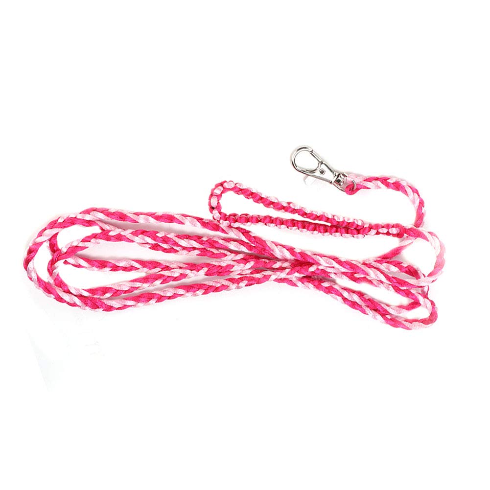 Hamster Lead and, Collars Collar Cute Small Animal Outdoor Pet Squirrel Guinea Leash Walking Ing Harness for Rat T Pig Chin As Blue Training Blue Purple (Pink + rose red)