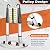 Telescoping Ladder, SocTone 20.3 FT Aluminum Lightweight Extension Ladder with Wheels and Stabilizer Bar, Heavy Duty 330lbs Max Capacity, Multi-Purpose Collapsible Ladder for RV or Outdoor Work