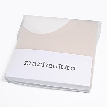Amazon｜マリメッコ ロッキ 布団カバー （ベージュ×ホワイト