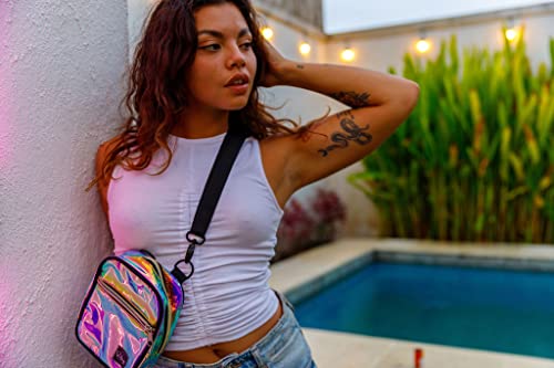 Image of Crossbody Sling Bag for Women Men 5in1 Multi-Use from Recycled Polyester Belt Bag Cross Body Backpack Fanny Pack Purse