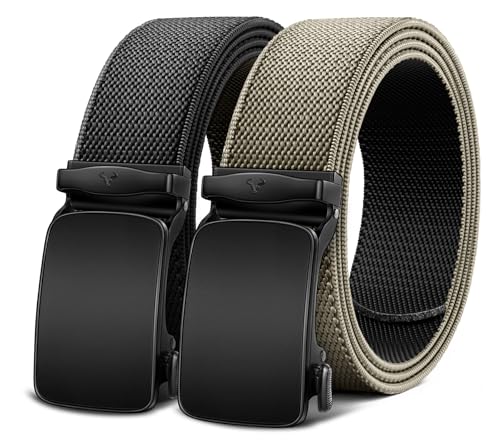 BULLIANT Men Belt-Reversible Ratchet Belt Stretchable for Gift Men Work