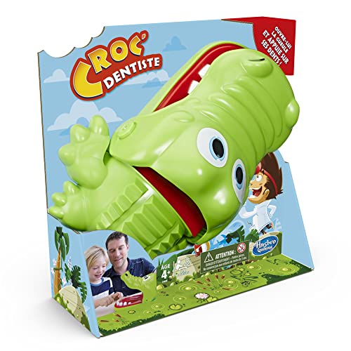 Hasbro Croc' Dentiste – Brettspiel für Kinder – lustiges Spiel – französische Version – Ansicht 2