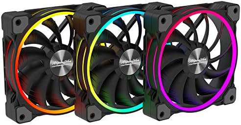 AlpenföhnWing Boost 3 High Speed ARGB with 1 x 120 mm PWM Fans, Computer Fans, PC Fans with a Maximum of 2200RPM Compatible Cooler PC Case