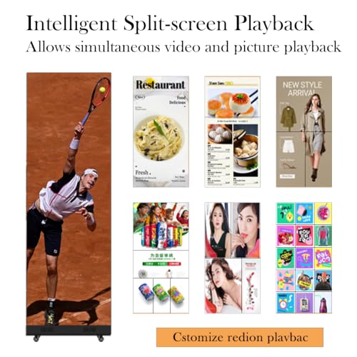 Image of 80 inch P1.86 GOB LED Poster Display, Spliceable Digital Signage (2)