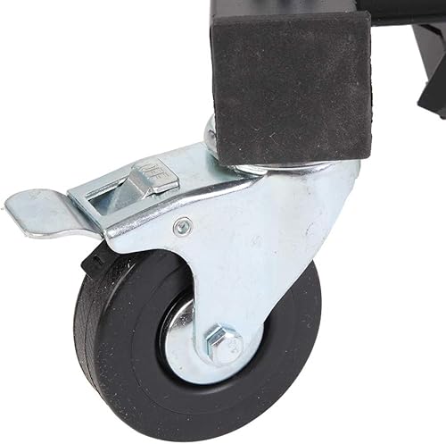 Miniatura 6 de Enredadera automotriz superior, enredadera de motor con altura ajustable de 48 a 64 pulgadas, capacidad de 400 libras, 4 ruedas giratorias,