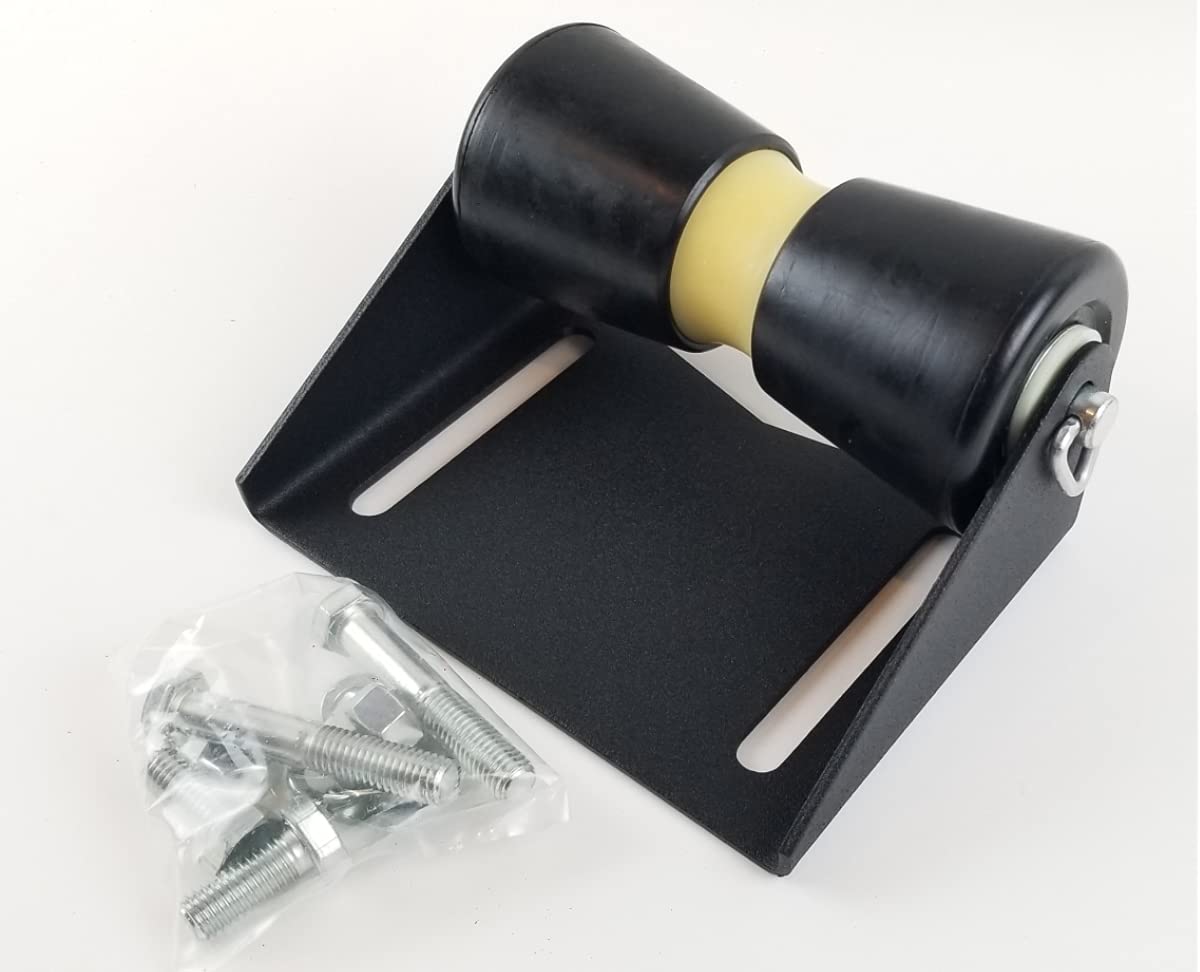 SHORE LAND'R Shorelander TA0011-16 8 Inch Keel Roller Bracket Assembly - Textured Matte Black