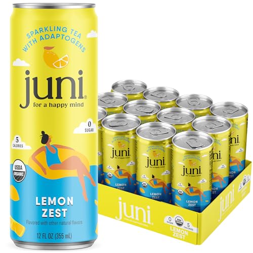 Juni Sparkling Adaptogen Drink Lemon 12-pack
