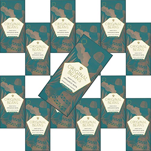 Original Beans - Arhuaco Businchari 82% Schokolade - 70 g Tafel / CH-BIO-006 - Spitzen von süßen Gewürzen, Lakritz und…