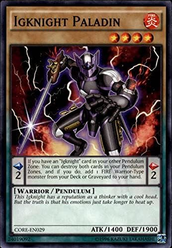 2015 Yu-Gi-Oh Clash of Rebellions 1st Edition #COREEN029 Igknight Paladin C