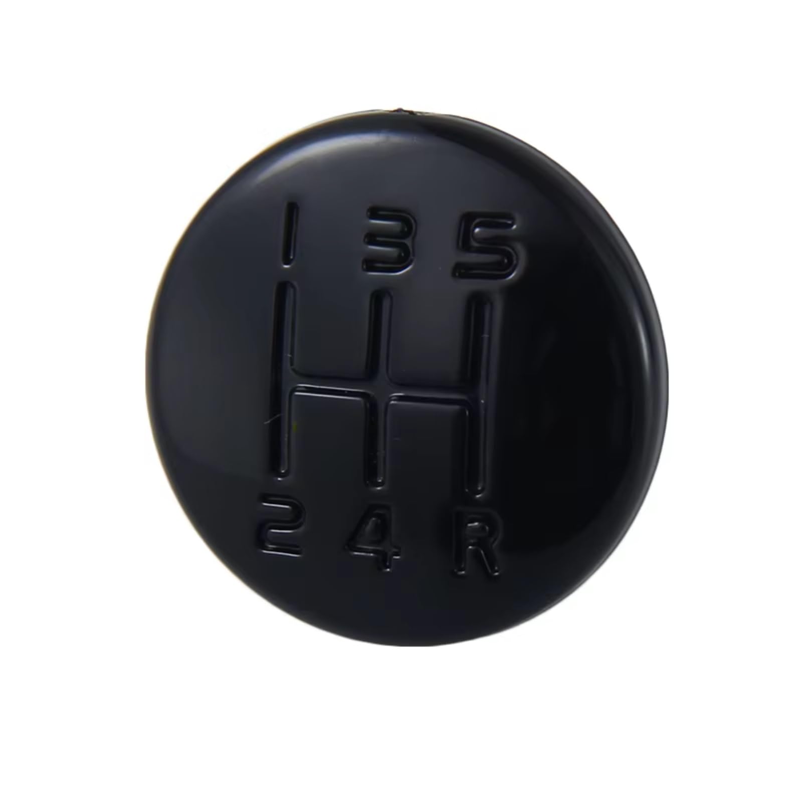 Hillar Black Car Gear Stick Knob For Suzuki For Swift 2005-2010 Sx4 2007-2013 For Alto 2010-2015 Gear Shift Knob Emblem Badge Cover Lever Shifter Cap(Black)