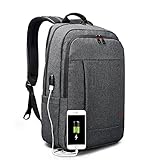 Tigernu Anti-Theft Laptop Backpack for Men, Water Resistant College School Bag,Supreme Slim Urban Travel Backpack USB Charging Port, Fits 15.6