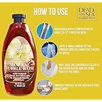 Dead Sea Collection Bubble Bath with Almond Vanilla for Women and Men - Sweet Almond Oil and Dead Sea Salt - Nourishing and Moisturizing Skin - Pack of 2 (67.6 fl.oz) - Image 5