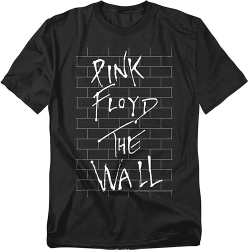 Pink Floyd The Wall Album Rock Band Black T Shirt