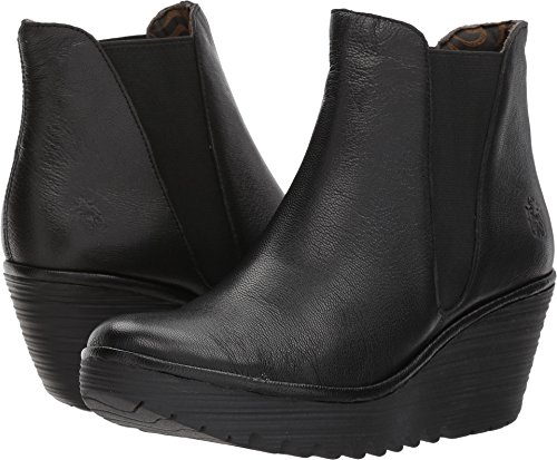 Fly London Yoss, Botas Mujer, Black 000, 40 EU