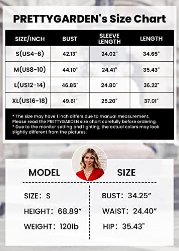 Prettygarden Women's Casual Pullover Sweatshirt Long Sleeve Split Hem Hoodie Dress With Kangaroo Pocket (Dark Grey,Medium) #TOP5