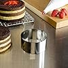 Fat Daddio's Stainless Steel Round Cake & Pastry Ring, 3.5 x 2.375 Inch #1