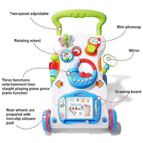 Aolso-Lauflernwagen-Baby-Spiel-und-Laufwagen-mit-regulierbarer-Geschwindigkeit-Baby-Walker-Gehhilfe-Abnehmbarem-Spielboard-Lauflernwagen | Dealmeister.io Alt tag für bilder post titel