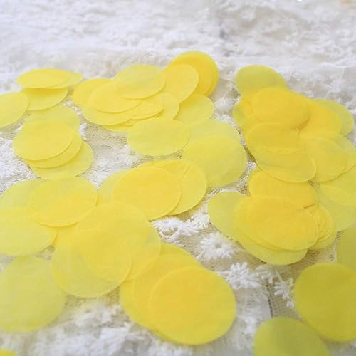 Miniatura 4 de Globos rellenos de confeti amarillo de 1 pulgada o decoración de fiesta de mesa 5000 piezas