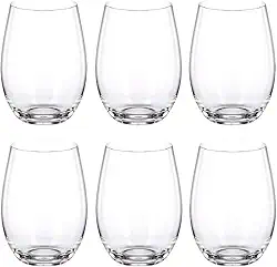 Jogo com 6 Copos de Vidro Balão 470ml Design Elegante e Resistente Ideal para Suco Água Refrigerante Drinks e Café Transparente para Cozinha Bar e Restaurante