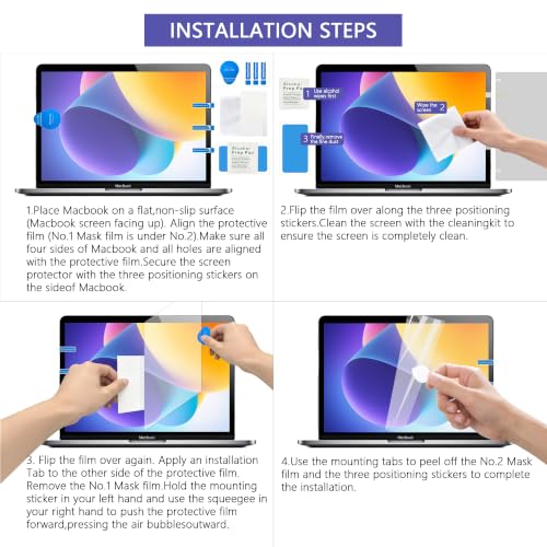 Image of 360 Privacy Screen Protector Compatible for 2026 MacBook Neo 13'' | A18 Pro Chip A3404;Anti Fingerprint /Anti Blue Light /Anti Glare