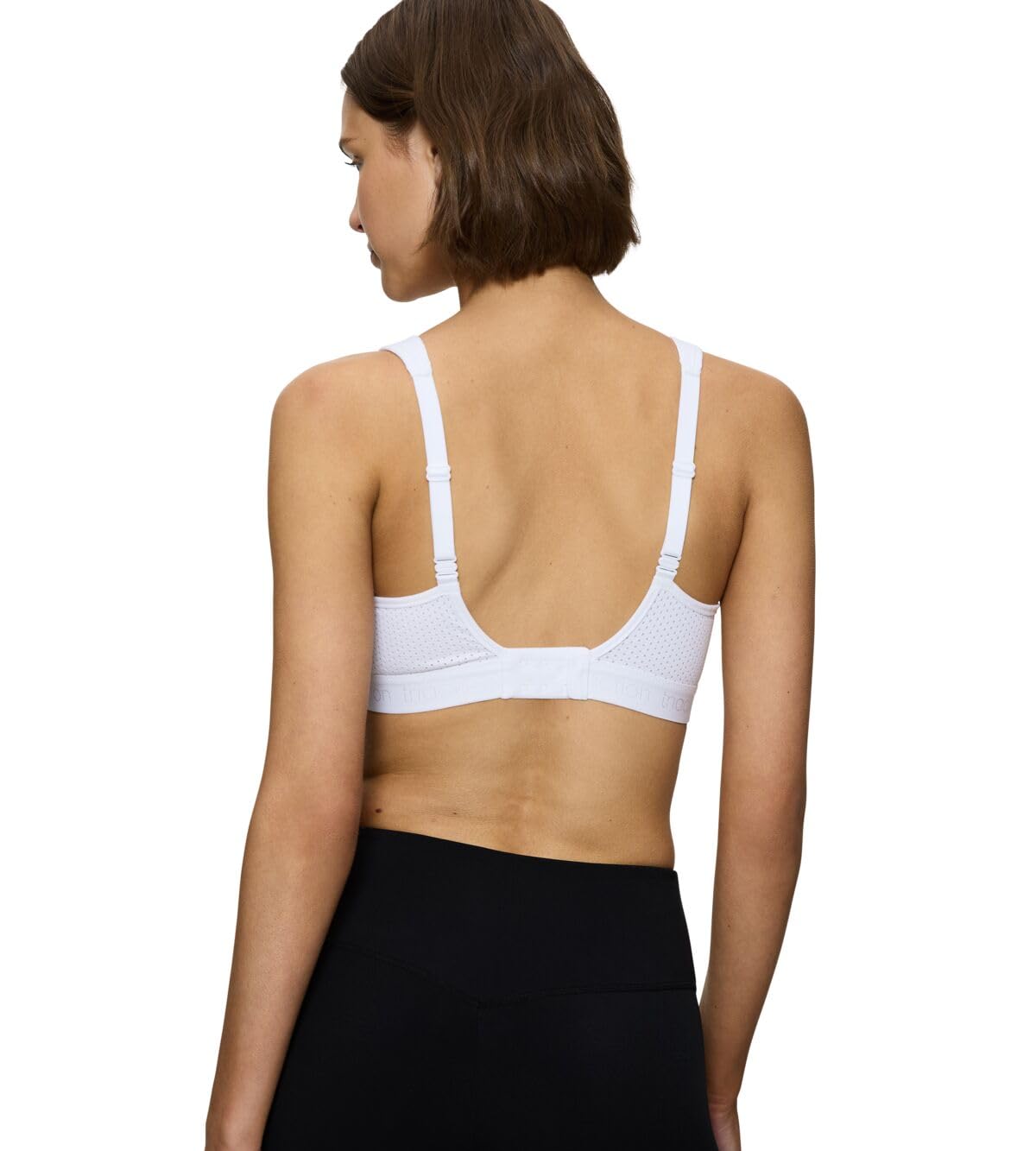 Triumph Triaction Energy Lite sportowy biustonosz bez fiszbin, biały, 85C