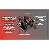 60Amp Circuit Breaker for Boat Trolling Motor Marine ATV Trailer Vehicles Battery Charger Golf Cart Solar System Inline Fuse with Manual Reset Switch Waterproof DC 12V-48V IP67