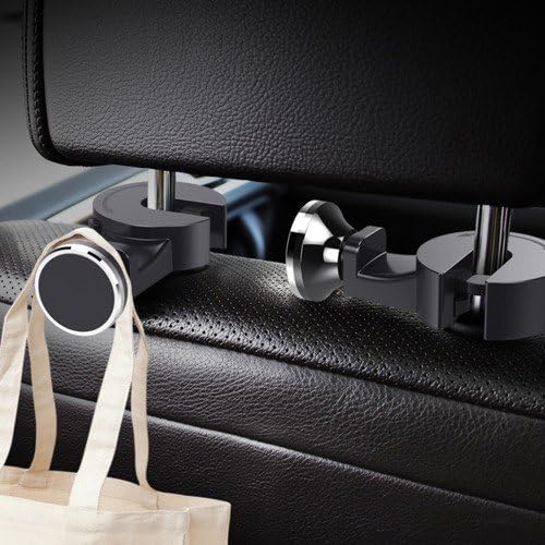 Miniatura 5 de NULL - Soporte magnético universal para reposacabezas de coche, color negro