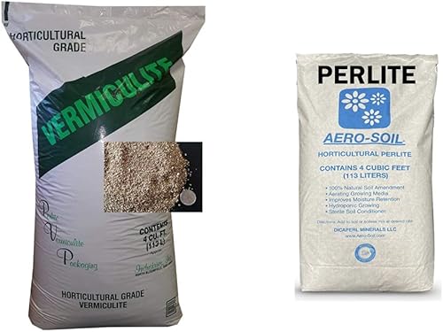 PVP Vermiculita mediana Grado profesional Excelente acondicionador de suelo Gránulo medio 103 cuartos de galón 4 pies cúbicos y aditivo de